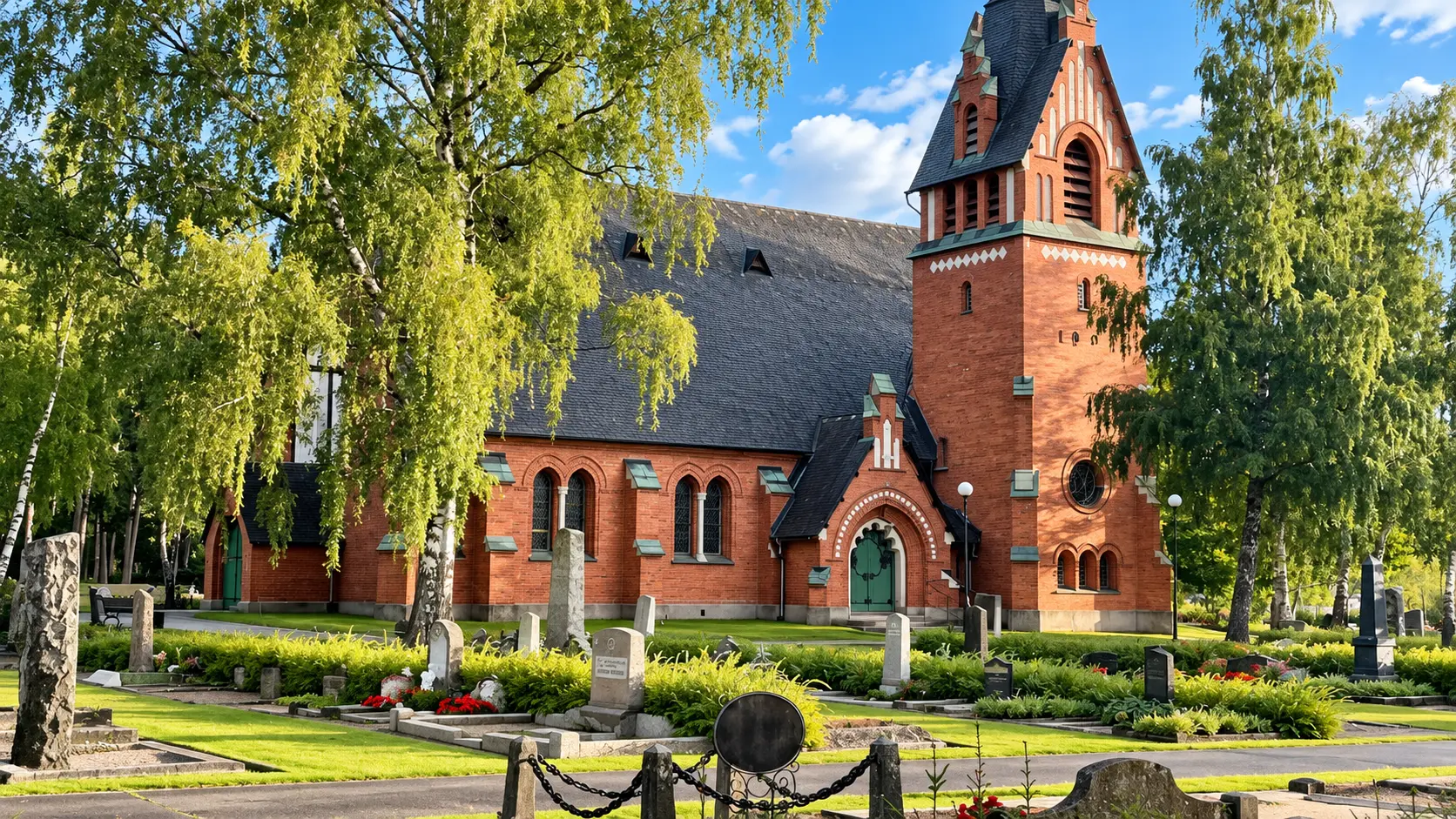 Illustration av Längbro kyrka